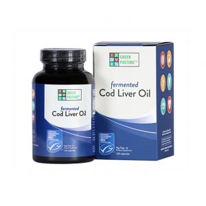 Fermented Cod Liver Oil Capsules, 120 caps - Green Pasture
