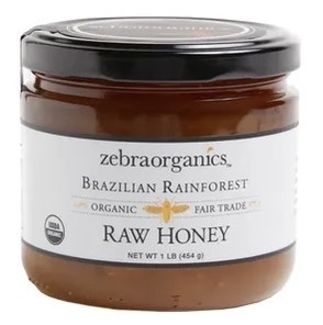 Zebra Organics Raw Organic Honey